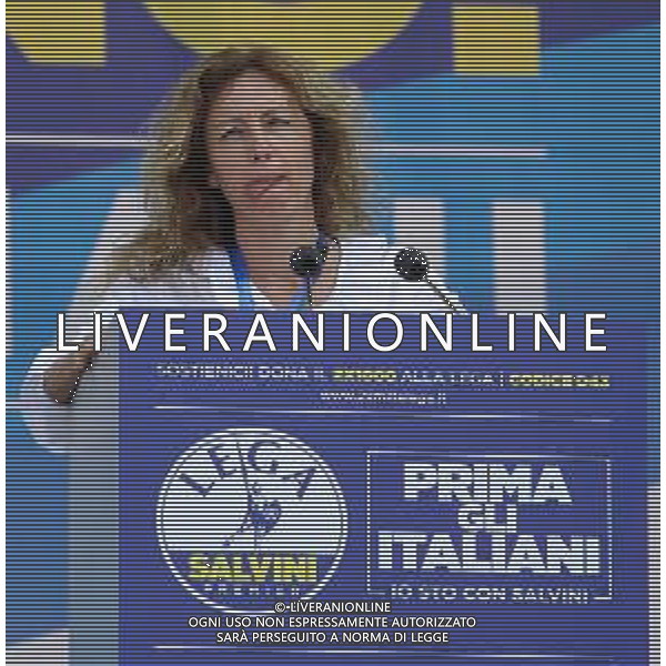 Raduno della Lega Nazionale a Pontida 2018 Pontida (BG) - 01.07.2018 Nella Foto:Erica Stefani /Ph.Vitez-Ag. Aldo Liverani