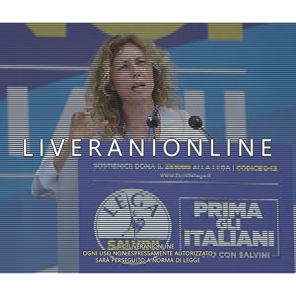 Raduno della Lega Nazionale a Pontida 2018 Pontida (BG) - 01.07.2018 Nella Foto:Erica Stefani /Ph.Vitez-Ag. Aldo Liverani
