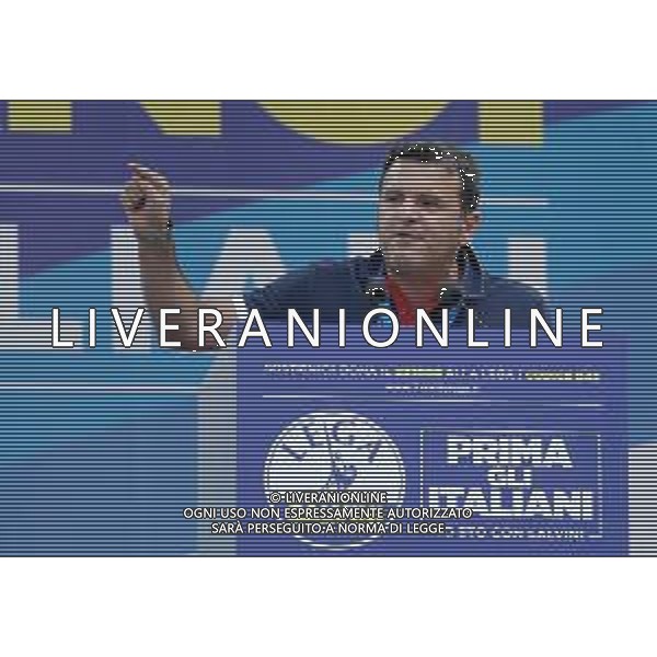 Raduno della Lega Nazionale a Pontida 2018 Pontida (BG) - 01.07.2018 Nella Foto:Gianmarco Centinaio /Ph.Vitez-Ag. Aldo Liverani