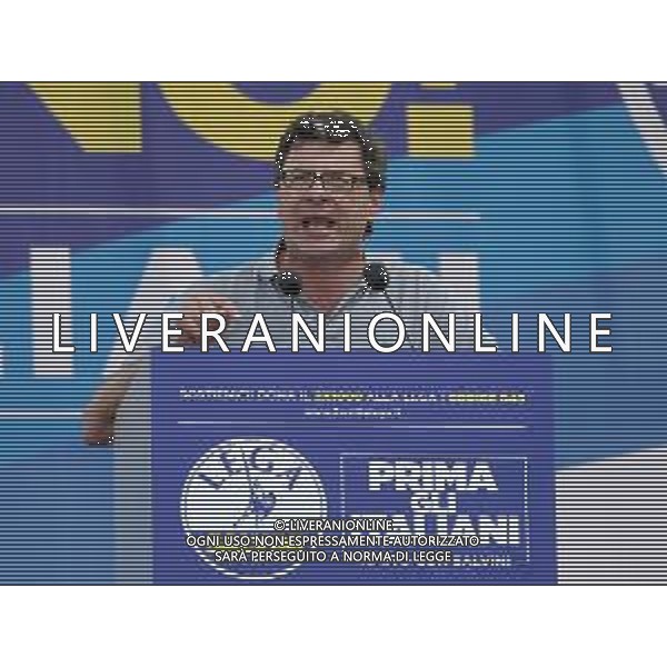 Raduno della Lega Nazionale a Pontida 2018 Pontida (BG) - 01.07.2018 Nella Foto:Giancarlo Giorgetti /Ph.Vitez-Ag. Aldo Liverani