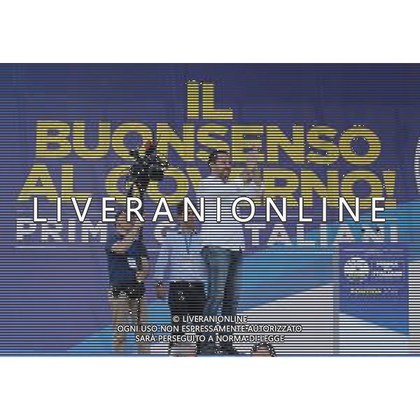 Raduno della Lega Nazionale a Pontida 2018 Pontida (BG) - 01.07.2018 Nella Foto:Matteo Salvini /Ph.Vitez-Ag. Aldo Liverani