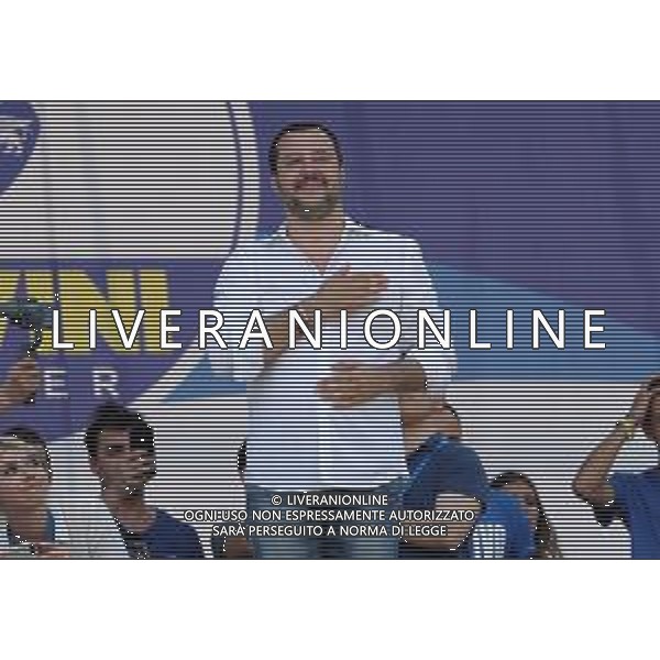 Raduno della Lega Nazionale a Pontida 2018 Pontida (BG) - 01.07.2018 Nella Foto:Matteo Salvini /Ph.Vitez-Ag. Aldo Liverani