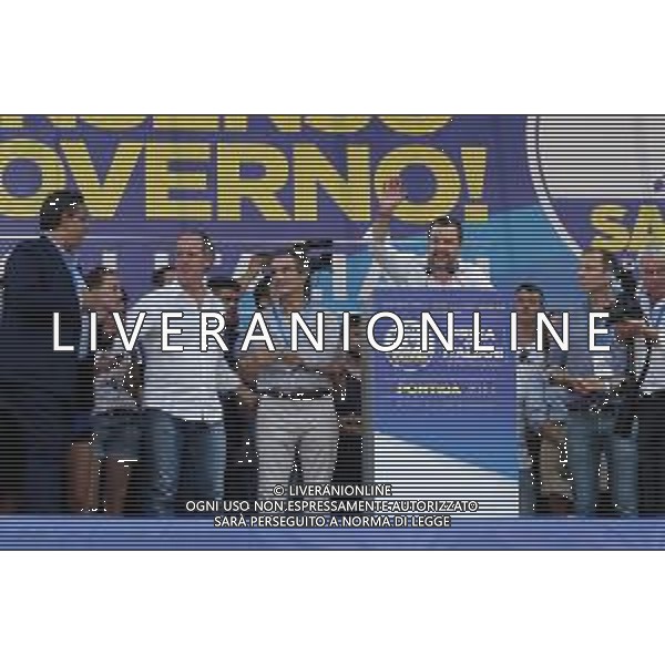 Raduno della Lega Nazionale a Pontida 2018 Pontida (BG) - 01.07.2018 Nella Foto:Matteo Salvini /Ph.Vitez-Ag. Aldo Liverani