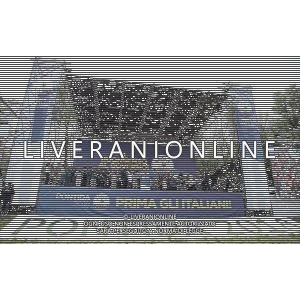 Raduno della Lega Nazionale a Pontida 2018 Pontida (BG) - 01.07.2018 Nella Foto:Matteo Salvini /Ph.Vitez-Ag. Aldo Liverani