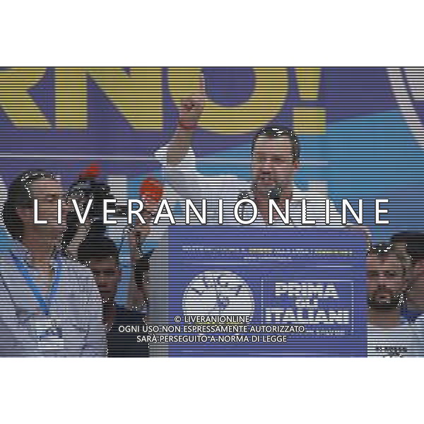 Raduno della Lega Nazionale a Pontida 2018 Pontida (BG) - 01.07.2018 Nella Foto:Matteo Salvini /Ph.Vitez-Ag. Aldo Liverani
