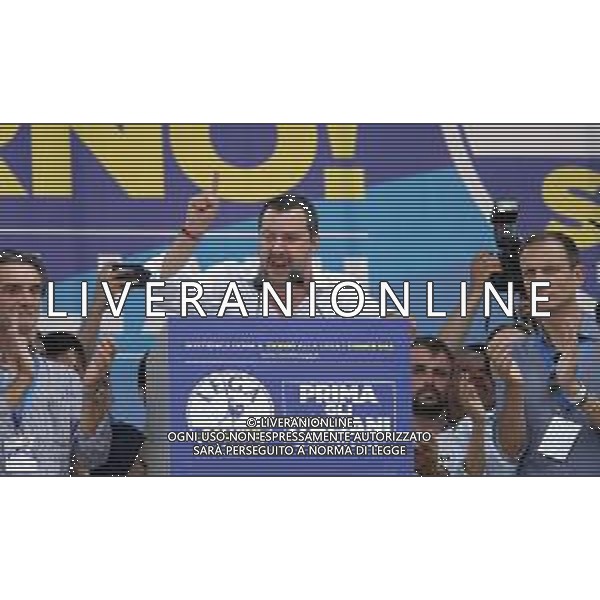 Raduno della Lega Nazionale a Pontida 2018 Pontida (BG) - 01.07.2018 Nella Foto:Matteo Salvini /Ph.Vitez-Ag. Aldo Liverani