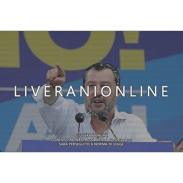 Raduno della Lega Nazionale a Pontida 2018 Pontida (BG) - 01.07.2018 Nella Foto:Matteo Salvini /Ph.Vitez-Ag. Aldo Liverani