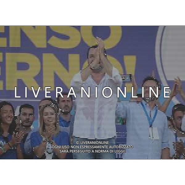 Raduno della Lega Nazionale a Pontida 2018 Pontida (BG) - 01.07.2018 Nella Foto:Matteo Salvini /Ph.Vitez-Ag. Aldo Liverani