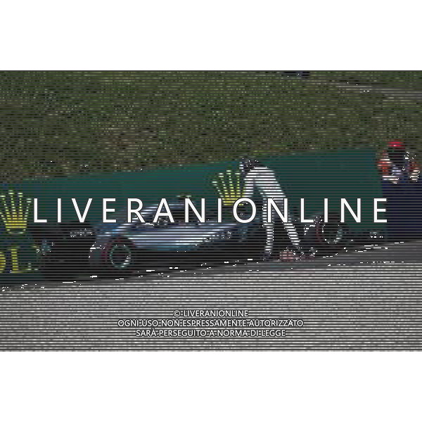 Valtteri Bottas (FIN) Mercedes AMG F1 W09 retired from the race. 01.07.2018. Formula 1 World Championship, Rd 9, Austrian Grand Prix, Spielberg, Austria, Race Day. / AGENZIA ALDO LIVERANI SAS - ITALY ONLY EDITORIAL USE ONLY - F1 GP AUSTRIA GARA 01.07.2018