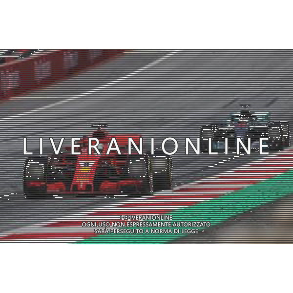 Sebastian Vettel (GER) Ferrari SF71H. 01.07.2018. Formula 1 World Championship, Rd 9, Austrian Grand Prix, Spielberg, Austria, Race Day. / AGENZIA ALDO LIVERANI SAS - ITALY ONLY EDITORIAL USE ONLY - F1 GP AUSTRIA GARA 01.07.2018