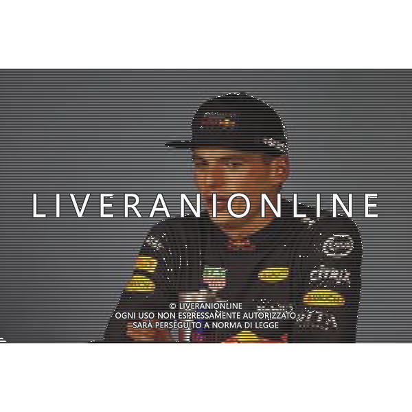 Race winner Max Verstappen (NLD) Red Bull Racing in the FIA Press Conference. 01.07.2018. Formula 1 World Championship, Rd 9, Austrian Grand Prix, Spielberg, Austria, Race Day. / AGENZIA ALDO LIVERANI SAS - ITALY ONLY EDITORIAL USE ONLY - F1 GP AUSTRIA GARA 01.07.2018