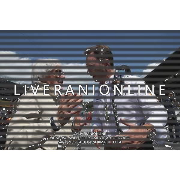 Bernie Ecclestone (GBR) and Christian Horner (GBR) Red Bull Racing Team Principal. 01.07.2018. Formula 1 World Championship, Rd 9, Austrian Grand Prix, Spielberg, Austria, Race Day. / AGENZIA ALDO LIVERANI SAS - ITALY ONLY EDITORIAL USE ONLY - F1 GP AUSTRIA GARA 01.07.2018
