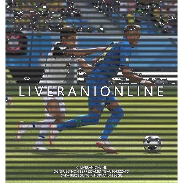 FIFA World Cup Russia 2018 Match No. 025, 2018-06-22 Brazil vs Costa Rica Saint Petersburg Stadium PILKA NOZNA MISTRZOSTWA SWIATA W PILCE NOZNEJ MUNDIAL ROSJA 2018 BRAZYLIA - KOSTARYKA FOT. JOHN BOTOS PROJECT PLUS/NEWSPIX.PL --- Newspix.pl NEYMAR (BRA) AG ALDO LIVERANI SAS-ONLY ITALY