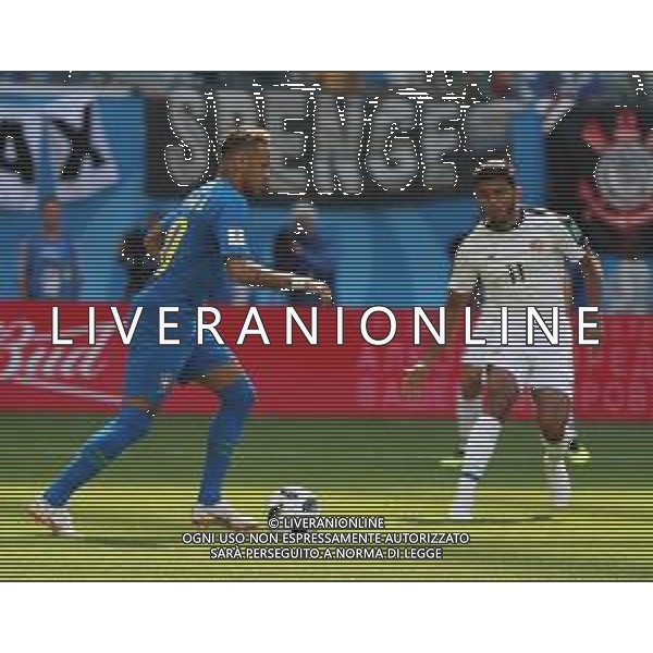 FIFA World Cup Russia 2018 Match No. 025, 2018-06-22 Brazil vs Costa Rica Saint Petersburg Stadium PILKA NOZNA MISTRZOSTWA SWIATA W PILCE NOZNEJ MUNDIAL ROSJA 2018 BRAZYLIA - KOSTARYKA FOT. JOHN BOTOS PROJECT PLUS/NEWSPIX.PL --- Newspix.pl NEYMAR (BRA) AG ALDO LIVERANI SAS-ONLY ITALY