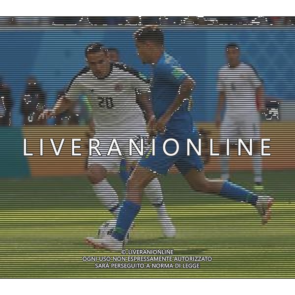 FIFA World Cup Russia 2018 Match No. 025, 2018-06-22 Brazil vs Costa Rica Saint Petersburg Stadium PILKA NOZNA MISTRZOSTWA SWIATA W PILCE NOZNEJ MUNDIAL ROSJA 2018 BRAZYLIA - KOSTARYKA FOT. JOHN BOTOS PROJECT PLUS/NEWSPIX.PL --- Newspix.pl PHILIPPE COUTINHO (BRA) AG ALDO LIVERANI SAS-ONLY ITALY