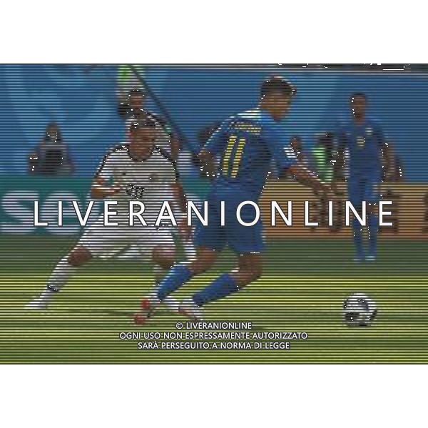 FIFA World Cup Russia 2018 Match No. 025, 2018-06-22 Brazil vs Costa Rica Saint Petersburg Stadium PILKA NOZNA MISTRZOSTWA SWIATA W PILCE NOZNEJ MUNDIAL ROSJA 2018 BRAZYLIA - KOSTARYKA FOT. JOHN BOTOS PROJECT PLUS/NEWSPIX.PL --- Newspix.pl PHILIPPE COUTINHO (BRA) AG ALDO LIVERANI SAS-ONLY ITALY