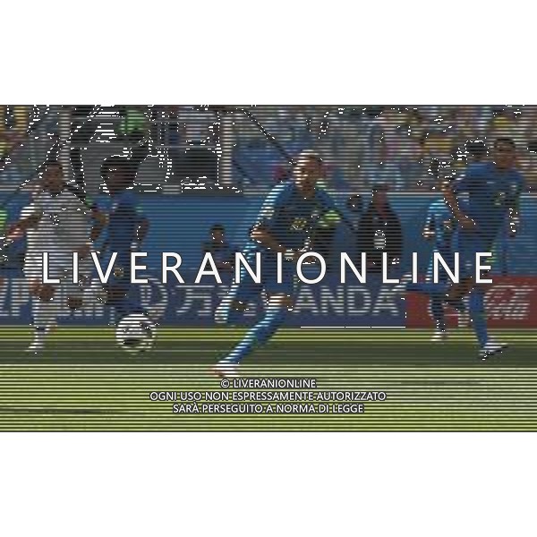 FIFA World Cup Russia 2018 Match No. 025, 2018-06-22 Brazil vs Costa Rica Saint Petersburg Stadium PILKA NOZNA MISTRZOSTWA SWIATA W PILCE NOZNEJ MUNDIAL ROSJA 2018 BRAZYLIA - KOSTARYKA FOT. JOHN BOTOS PROJECT PLUS/NEWSPIX.PL --- Newspix.pl NEYMAR (BRA) AG ALDO LIVERANI SAS-ONLY ITALY
