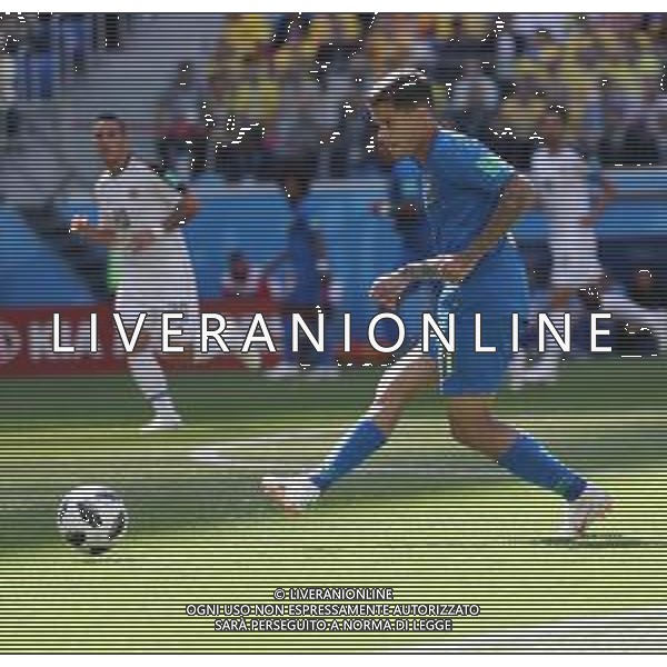 FIFA World Cup Russia 2018 Match No. 025, 2018-06-22 Brazil vs Costa Rica Saint Petersburg Stadium PILKA NOZNA MISTRZOSTWA SWIATA W PILCE NOZNEJ MUNDIAL ROSJA 2018 BRAZYLIA - KOSTARYKA FOT. JOHN BOTOS PROJECT PLUS/NEWSPIX.PL --- Newspix.pl PHILIPPE COUTINHO (BRA) AG ALDO LIVERANI SAS-ONLY ITALY