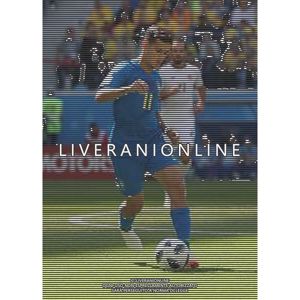 FIFA World Cup Russia 2018 Match No. 025, 2018-06-22 Brazil vs Costa Rica Saint Petersburg Stadium PILKA NOZNA MISTRZOSTWA SWIATA W PILCE NOZNEJ MUNDIAL ROSJA 2018 BRAZYLIA - KOSTARYKA FOT. JOHN BOTOS PROJECT PLUS/NEWSPIX.PL --- Newspix.pl PHILIPPE COUTINHO (BRA) AG ALDO LIVERANI SAS-ONLY ITALY
