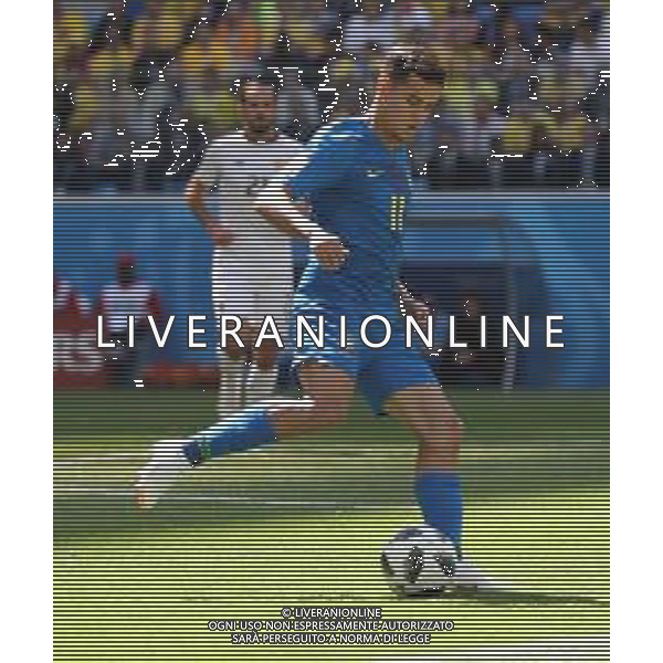 FIFA World Cup Russia 2018 Match No. 025, 2018-06-22 Brazil vs Costa Rica Saint Petersburg Stadium PILKA NOZNA MISTRZOSTWA SWIATA W PILCE NOZNEJ MUNDIAL ROSJA 2018 BRAZYLIA - KOSTARYKA FOT. JOHN BOTOS PROJECT PLUS/NEWSPIX.PL --- Newspix.pl PHILIPPE COUTINHO (BRA) AG ALDO LIVERANI SAS-ONLY ITALY