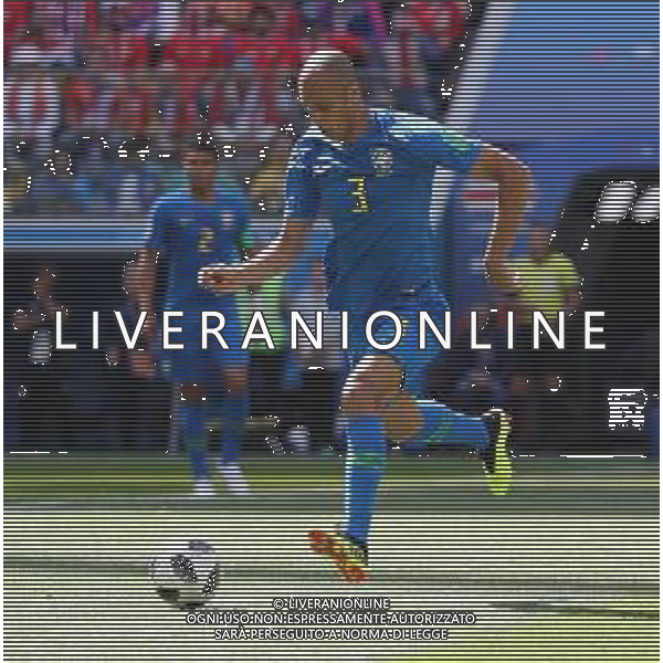 FIFA World Cup Russia 2018 Match No. 025, 2018-06-22 Brazil vs Costa Rica Saint Petersburg Stadium PILKA NOZNA MISTRZOSTWA SWIATA W PILCE NOZNEJ MUNDIAL ROSJA 2018 BRAZYLIA - KOSTARYKA FOT. JOHN BOTOS PROJECT PLUS/NEWSPIX.PL --- Newspix.pl MIRANDA (BRA) AG ALDO LIVERANI SAS-ONLY ITALY