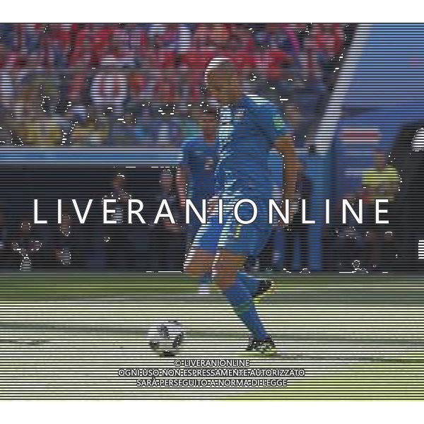 FIFA World Cup Russia 2018 Match No. 025, 2018-06-22 Brazil vs Costa Rica Saint Petersburg Stadium PILKA NOZNA MISTRZOSTWA SWIATA W PILCE NOZNEJ MUNDIAL ROSJA 2018 BRAZYLIA - KOSTARYKA FOT. JOHN BOTOS PROJECT PLUS/NEWSPIX.PL --- Newspix.pl MIRANDA (BRA) AG ALDO LIVERANI SAS-ONLY ITALY