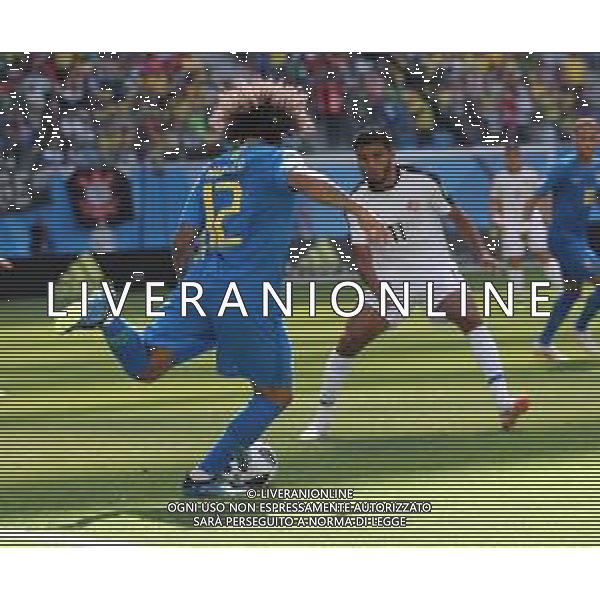FIFA World Cup Russia 2018 Match No. 025, 2018-06-22 Brazil vs Costa Rica Saint Petersburg Stadium PILKA NOZNA MISTRZOSTWA SWIATA W PILCE NOZNEJ MUNDIAL ROSJA 2018 BRAZYLIA - KOSTARYKA FOT. JOHN BOTOS PROJECT PLUS/NEWSPIX.PL --- Newspix.pl MARCELO (BRA) AG ALDO LIVERANI SAS-ONLY ITALY