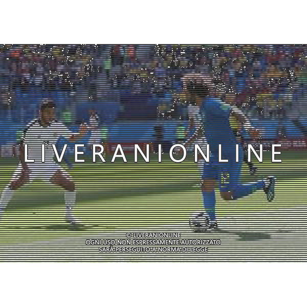 FIFA World Cup Russia 2018 Match No. 025, 2018-06-22 Brazil vs Costa Rica Saint Petersburg Stadium PILKA NOZNA MISTRZOSTWA SWIATA W PILCE NOZNEJ MUNDIAL ROSJA 2018 BRAZYLIA - KOSTARYKA FOT. JOHN BOTOS PROJECT PLUS/NEWSPIX.PL --- Newspix.pl MARCELO (BRA) AG ALDO LIVERANI SAS-ONLY ITALY