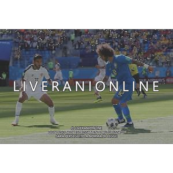 FIFA World Cup Russia 2018 Match No. 025, 2018-06-22 Brazil vs Costa Rica Saint Petersburg Stadium PILKA NOZNA MISTRZOSTWA SWIATA W PILCE NOZNEJ MUNDIAL ROSJA 2018 BRAZYLIA - KOSTARYKA FOT. JOHN BOTOS PROJECT PLUS/NEWSPIX.PL --- Newspix.pl MARCELO (BRA) AG ALDO LIVERANI SAS-ONLY ITALY