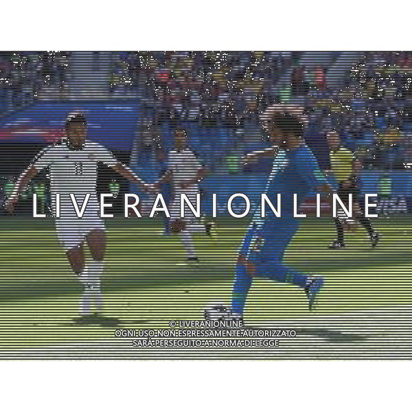 FIFA World Cup Russia 2018 Match No. 025, 2018-06-22 Brazil vs Costa Rica Saint Petersburg Stadium PILKA NOZNA MISTRZOSTWA SWIATA W PILCE NOZNEJ MUNDIAL ROSJA 2018 BRAZYLIA - KOSTARYKA FOT. JOHN BOTOS PROJECT PLUS/NEWSPIX.PL --- Newspix.pl MARCELO (BRA) AG ALDO LIVERANI SAS-ONLY ITALY