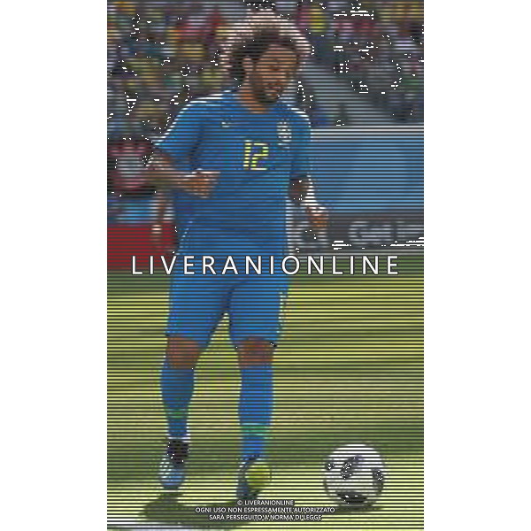 FIFA World Cup Russia 2018 Match No. 025, 2018-06-22 Brazil vs Costa Rica Saint Petersburg Stadium PILKA NOZNA MISTRZOSTWA SWIATA W PILCE NOZNEJ MUNDIAL ROSJA 2018 BRAZYLIA - KOSTARYKA FOT. JOHN BOTOS PROJECT PLUS/NEWSPIX.PL --- Newspix.pl MARCELO (BRA) AG ALDO LIVERANI SAS-ONLY ITALY