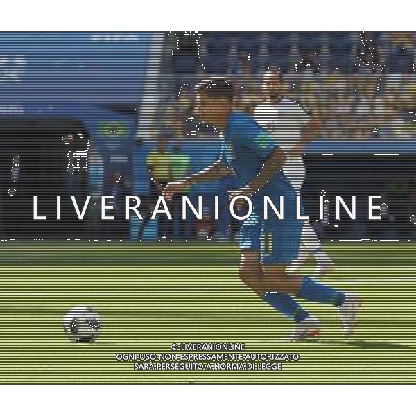 FIFA World Cup Russia 2018 Match No. 025, 2018-06-22 Brazil vs Costa Rica Saint Petersburg Stadium PILKA NOZNA MISTRZOSTWA SWIATA W PILCE NOZNEJ MUNDIAL ROSJA 2018 BRAZYLIA - KOSTARYKA FOT. JOHN BOTOS PROJECT PLUS/NEWSPIX.PL --- Newspix.pl PHILIPPE COUTINHO (BRA) AG ALDO LIVERANI SAS-ONLY ITALY