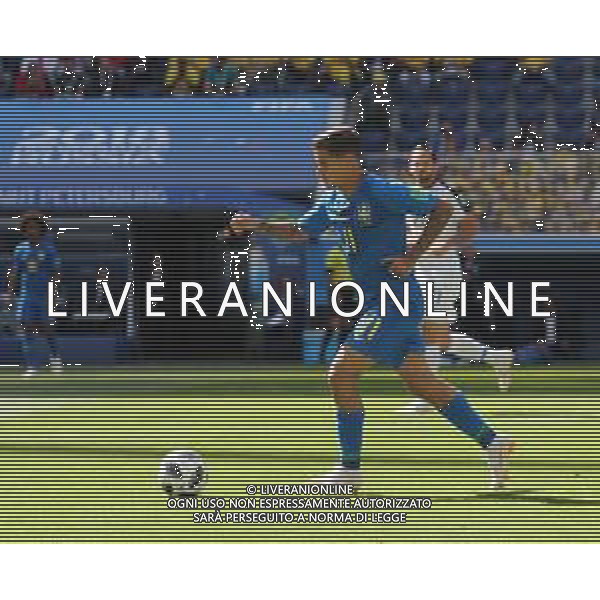 FIFA World Cup Russia 2018 Match No. 025, 2018-06-22 Brazil vs Costa Rica Saint Petersburg Stadium PILKA NOZNA MISTRZOSTWA SWIATA W PILCE NOZNEJ MUNDIAL ROSJA 2018 BRAZYLIA - KOSTARYKA FOT. JOHN BOTOS PROJECT PLUS/NEWSPIX.PL --- Newspix.pl PHILIPPE COUTINHO (BRA) AG ALDO LIVERANI SAS-ONLY ITALY