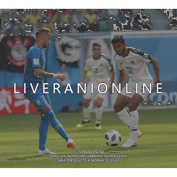 FIFA World Cup Russia 2018 Match No. 025, 2018-06-22 Brazil vs Costa Rica Saint Petersburg Stadium PILKA NOZNA MISTRZOSTWA SWIATA W PILCE NOZNEJ MUNDIAL ROSJA 2018 BRAZYLIA - KOSTARYKA FOT. JOHN BOTOS PROJECT PLUS/NEWSPIX.PL --- Newspix.pl NEYMAR (BRA) AG ALDO LIVERANI SAS-ONLY ITALY
