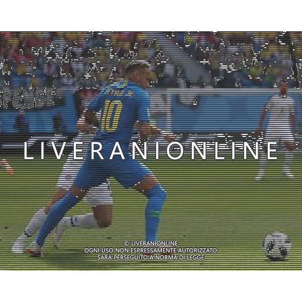 FIFA World Cup Russia 2018 Match No. 025, 2018-06-22 Brazil vs Costa Rica Saint Petersburg Stadium PILKA NOZNA MISTRZOSTWA SWIATA W PILCE NOZNEJ MUNDIAL ROSJA 2018 BRAZYLIA - KOSTARYKA FOT. JOHN BOTOS PROJECT PLUS/NEWSPIX.PL --- Newspix.pl NEYMAR (BRA) AG ALDO LIVERANI SAS-ONLY ITALY