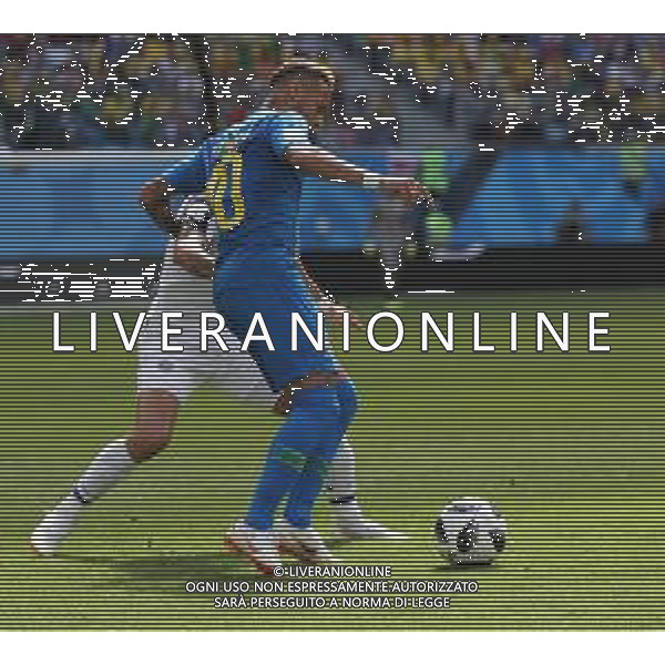 FIFA World Cup Russia 2018 Match No. 025, 2018-06-22 Brazil vs Costa Rica Saint Petersburg Stadium PILKA NOZNA MISTRZOSTWA SWIATA W PILCE NOZNEJ MUNDIAL ROSJA 2018 BRAZYLIA - KOSTARYKA FOT. JOHN BOTOS PROJECT PLUS/NEWSPIX.PL --- Newspix.pl NEYMAR (BRA) AG ALDO LIVERANI SAS-ONLY ITALY