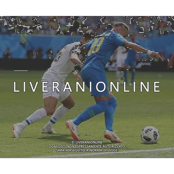 FIFA World Cup Russia 2018 Match No. 025, 2018-06-22 Brazil vs Costa Rica Saint Petersburg Stadium PILKA NOZNA MISTRZOSTWA SWIATA W PILCE NOZNEJ MUNDIAL ROSJA 2018 BRAZYLIA - KOSTARYKA FOT. JOHN BOTOS PROJECT PLUS/NEWSPIX.PL --- Newspix.pl NEYMAR (BRA) AG ALDO LIVERANI SAS-ONLY ITALY