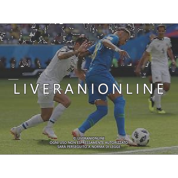 FIFA World Cup Russia 2018 Match No. 025, 2018-06-22 Brazil vs Costa Rica Saint Petersburg Stadium PILKA NOZNA MISTRZOSTWA SWIATA W PILCE NOZNEJ MUNDIAL ROSJA 2018 BRAZYLIA - KOSTARYKA FOT. JOHN BOTOS PROJECT PLUS/NEWSPIX.PL --- Newspix.pl NEYMAR (BRA) AG ALDO LIVERANI SAS-ONLY ITALY