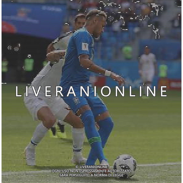 FIFA World Cup Russia 2018 Match No. 025, 2018-06-22 Brazil vs Costa Rica Saint Petersburg Stadium PILKA NOZNA MISTRZOSTWA SWIATA W PILCE NOZNEJ MUNDIAL ROSJA 2018 BRAZYLIA - KOSTARYKA FOT. JOHN BOTOS PROJECT PLUS/NEWSPIX.PL --- Newspix.pl NEYMAR (BRA) AG ALDO LIVERANI SAS-ONLY ITALY