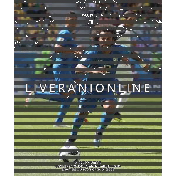 FIFA World Cup Russia 2018 Match No. 025, 2018-06-22 Brazil vs Costa Rica Saint Petersburg Stadium PILKA NOZNA MISTRZOSTWA SWIATA W PILCE NOZNEJ MUNDIAL ROSJA 2018 BRAZYLIA - KOSTARYKA FOT. JOHN BOTOS PROJECT PLUS/NEWSPIX.PL --- Newspix.pl MARCELO (BRA) AG ALDO LIVERANI SAS-ONLY ITALY
