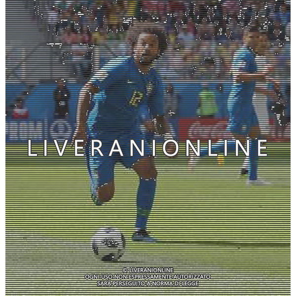 FIFA World Cup Russia 2018 Match No. 025, 2018-06-22 Brazil vs Costa Rica Saint Petersburg Stadium PILKA NOZNA MISTRZOSTWA SWIATA W PILCE NOZNEJ MUNDIAL ROSJA 2018 BRAZYLIA - KOSTARYKA FOT. JOHN BOTOS PROJECT PLUS/NEWSPIX.PL --- Newspix.pl MARCELO (BRA) AG ALDO LIVERANI SAS-ONLY ITALY