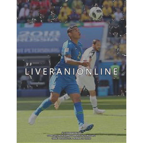 FIFA World Cup Russia 2018 Match No. 025, 2018-06-22 Brazil vs Costa Rica Saint Petersburg Stadium PILKA NOZNA MISTRZOSTWA SWIATA W PILCE NOZNEJ MUNDIAL ROSJA 2018 BRAZYLIA - KOSTARYKA FOT. JOHN BOTOS PROJECT PLUS/NEWSPIX.PL --- Newspix.pl THIAGO SILVA (BRA) AG ALDO LIVERANI SAS-ONLY ITALY