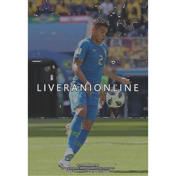 FIFA World Cup Russia 2018 Match No. 025, 2018-06-22 Brazil vs Costa Rica Saint Petersburg Stadium PILKA NOZNA MISTRZOSTWA SWIATA W PILCE NOZNEJ MUNDIAL ROSJA 2018 BRAZYLIA - KOSTARYKA FOT. JOHN BOTOS PROJECT PLUS/NEWSPIX.PL --- Newspix.pl THIAGO SILVA (BRA) AG ALDO LIVERANI SAS-ONLY ITALY