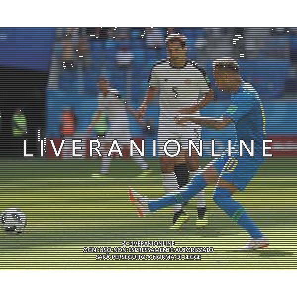 FIFA World Cup Russia 2018 Match No. 025, 2018-06-22 Brazil vs Costa Rica Saint Petersburg Stadium PILKA NOZNA MISTRZOSTWA SWIATA W PILCE NOZNEJ MUNDIAL ROSJA 2018 BRAZYLIA - KOSTARYKA FOT. JOHN BOTOS PROJECT PLUS/NEWSPIX.PL --- Newspix.pl NEYMAR (BRA) AG ALDO LIVERANI SAS-ONLY ITALY