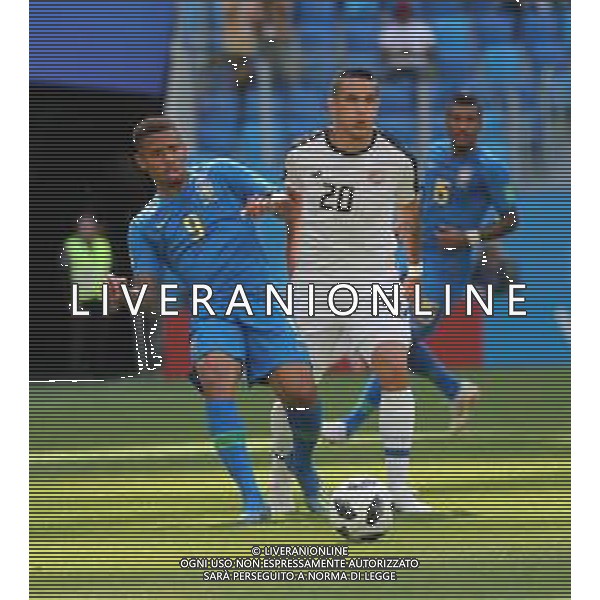 FIFA World Cup Russia 2018 Match No. 025, 2018-06-22 Brazil vs Costa Rica Saint Petersburg Stadium PILKA NOZNA MISTRZOSTWA SWIATA W PILCE NOZNEJ MUNDIAL ROSJA 2018 BRAZYLIA - KOSTARYKA FOT. JOHN BOTOS PROJECT PLUS/NEWSPIX.PL --- Newspix.pl GABRIEL JESUS (BRA) AG ALDO LIVERANI SAS-ONLY ITALY