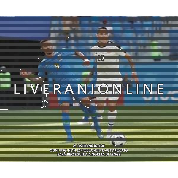FIFA World Cup Russia 2018 Match No. 025, 2018-06-22 Brazil vs Costa Rica Saint Petersburg Stadium PILKA NOZNA MISTRZOSTWA SWIATA W PILCE NOZNEJ MUNDIAL ROSJA 2018 BRAZYLIA - KOSTARYKA FOT. JOHN BOTOS PROJECT PLUS/NEWSPIX.PL --- Newspix.pl GABRIEL JESUS (BRA) AG ALDO LIVERANI SAS-ONLY ITALY