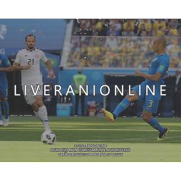 FIFA World Cup Russia 2018 Match No. 025, 2018-06-22 Brazil vs Costa Rica Saint Petersburg Stadium PILKA NOZNA MISTRZOSTWA SWIATA W PILCE NOZNEJ MUNDIAL ROSJA 2018 BRAZYLIA - KOSTARYKA FOT. JOHN BOTOS PROJECT PLUS/NEWSPIX.PL --- Newspix.pl MIRANDA (BRA) AG ALDO LIVERANI SAS-ONLY ITALY