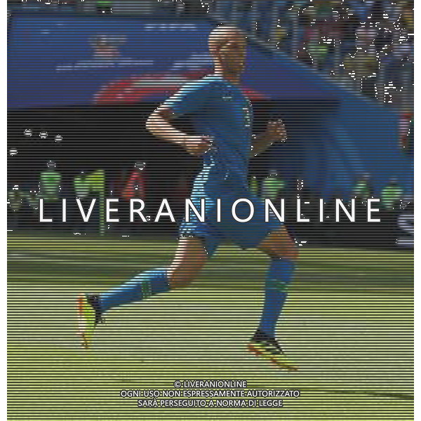 FIFA World Cup Russia 2018 Match No. 025, 2018-06-22 Brazil vs Costa Rica Saint Petersburg Stadium PILKA NOZNA MISTRZOSTWA SWIATA W PILCE NOZNEJ MUNDIAL ROSJA 2018 BRAZYLIA - KOSTARYKA FOT. JOHN BOTOS PROJECT PLUS/NEWSPIX.PL --- Newspix.pl MIRANDA (BRA) AG ALDO LIVERANI SAS-ONLY ITALY