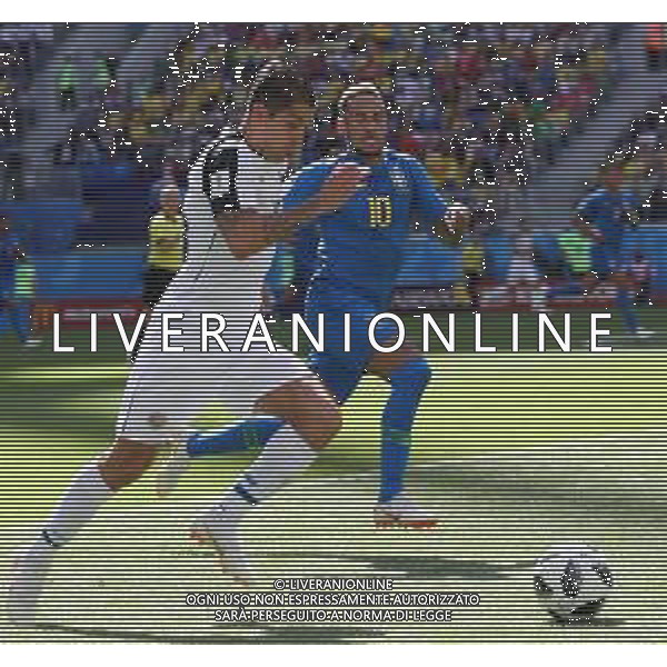 FIFA World Cup Russia 2018 Match No. 025, 2018-06-22 Brazil vs Costa Rica Saint Petersburg Stadium PILKA NOZNA MISTRZOSTWA SWIATA W PILCE NOZNEJ MUNDIAL ROSJA 2018 BRAZYLIA - KOSTARYKA FOT. JOHN BOTOS PROJECT PLUS/NEWSPIX.PL --- Newspix.pl NEYMAR (BRA) AG ALDO LIVERANI SAS-ONLY ITALY
