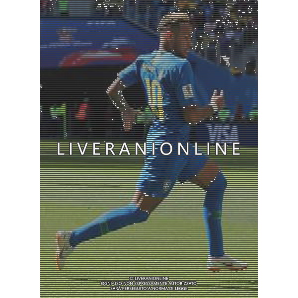 FIFA World Cup Russia 2018 Match No. 025, 2018-06-22 Brazil vs Costa Rica Saint Petersburg Stadium PILKA NOZNA MISTRZOSTWA SWIATA W PILCE NOZNEJ MUNDIAL ROSJA 2018 BRAZYLIA - KOSTARYKA FOT. JOHN BOTOS PROJECT PLUS/NEWSPIX.PL --- Newspix.pl NEYMAR (BRA) AG ALDO LIVERANI SAS-ONLY ITALY